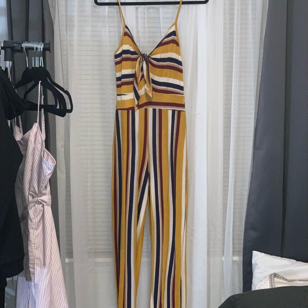 Striped Vibrant Jumpsuit